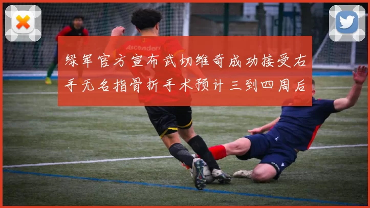 绿军官方宣布武切维奇成功接受右手无名指骨折手术预计三到四周后复查